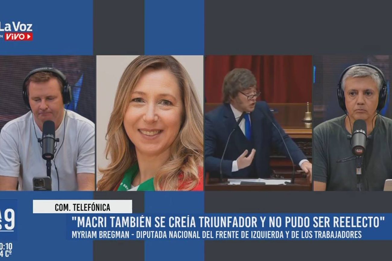 Myriam Bregman en La Voz En Vivo.