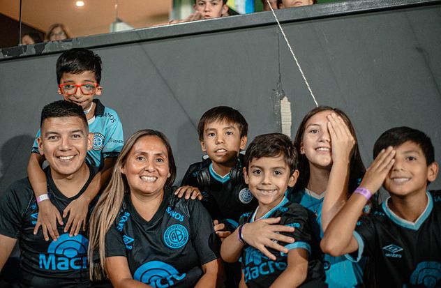 La familia societaria esta presente y hace que Belgrano sea grande los 365 días del año
