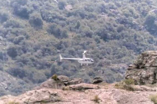 El piloto sobrevoló el área de "El Baño del Cóndor", un lugar sensible para los cóndores. (Gentileza)