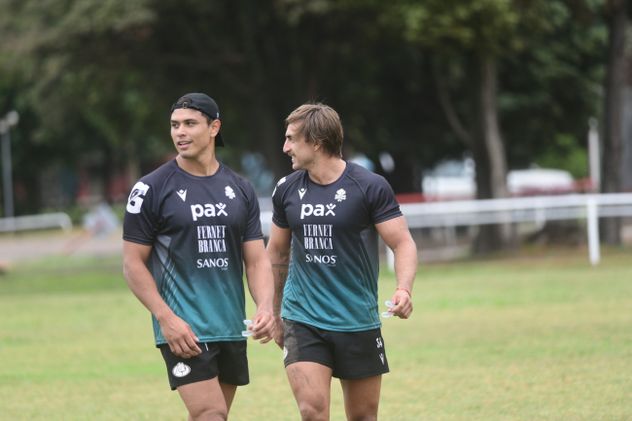 Entrenamiento de Dogos XV en el Jockey Club Córdoba.