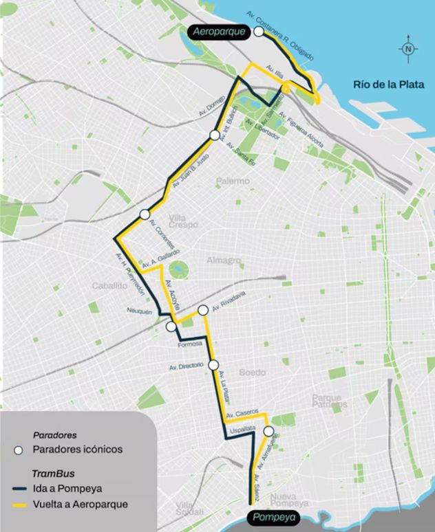 El Gobierno de la Ciudad avanzó con la licitación para construir las estaciones de la línea T1, que unirá Nueva Pompeya con Aeroparque.