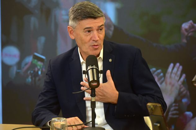 Daniel Passerini, intendente de Córdoba, en el Streaming de La Voz en Vivo. 