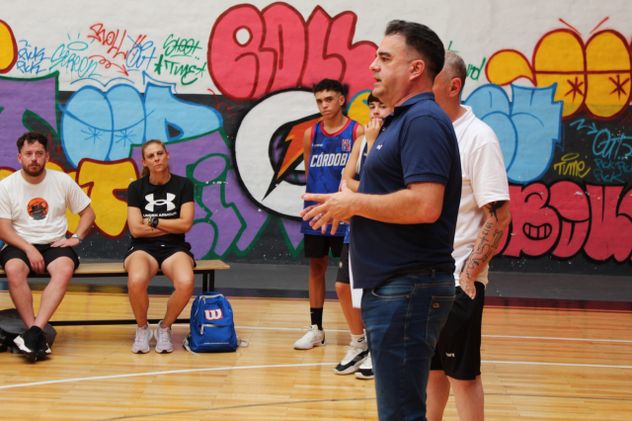Christian Guini, el presidente de la Federación de Básquetbol de la Provincia de Córdoba.