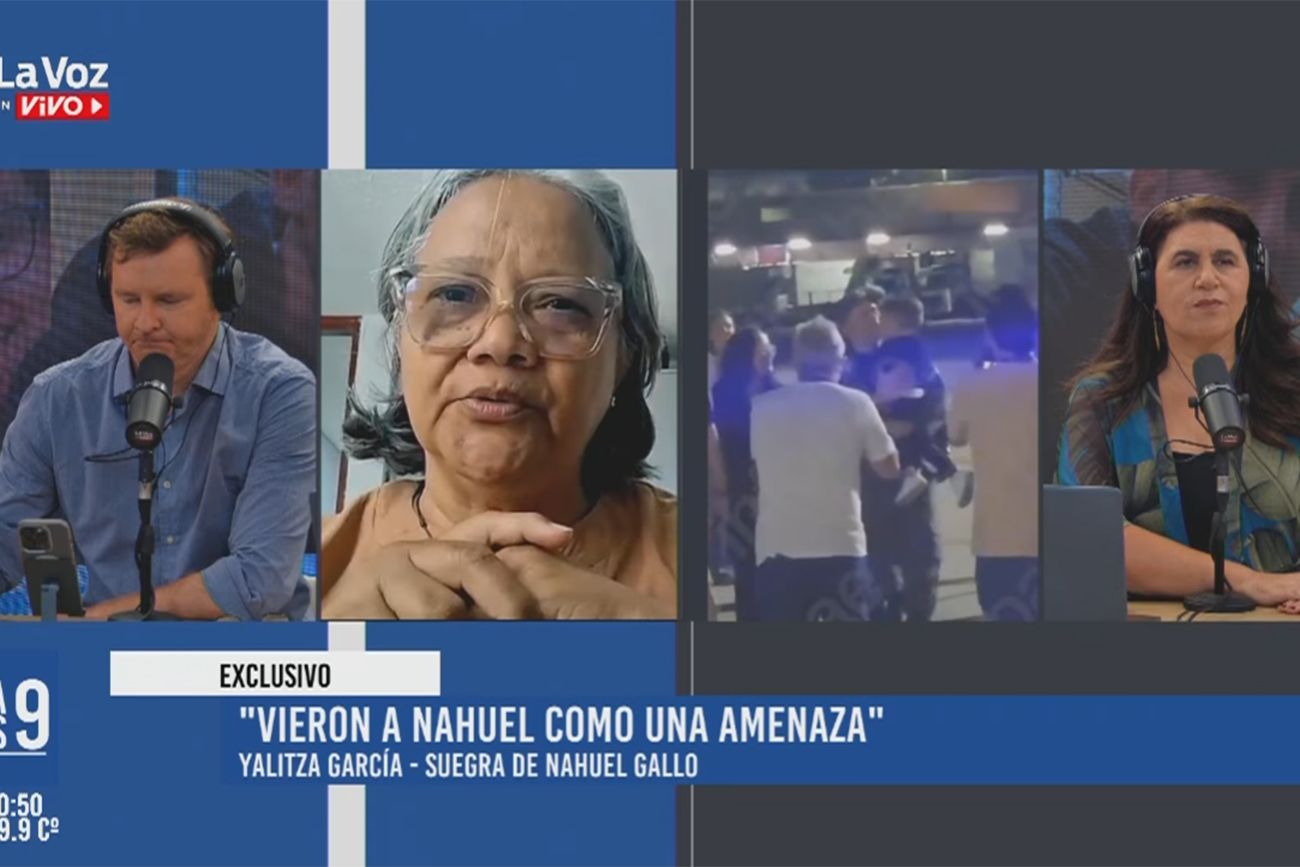 Yalitza del Valle García, suegra de Nahuel Gallo.