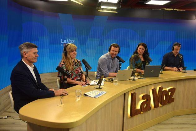 Daniel Passerini, intendente de Córdoba, en el Streaming de La Voz en Vivo. 