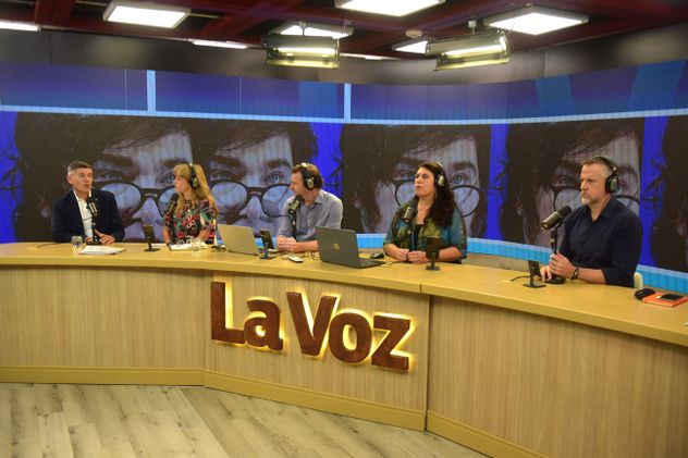 Daniel Passerini, intendente de Córdoba, en el Streaming de La Voz en Vivo. 
