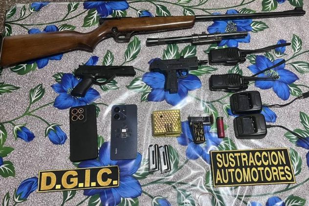 Allanamientos en Bella Vista: robaban vehículos y luego atacaban los domicilios de las víctimas. (Policía).
