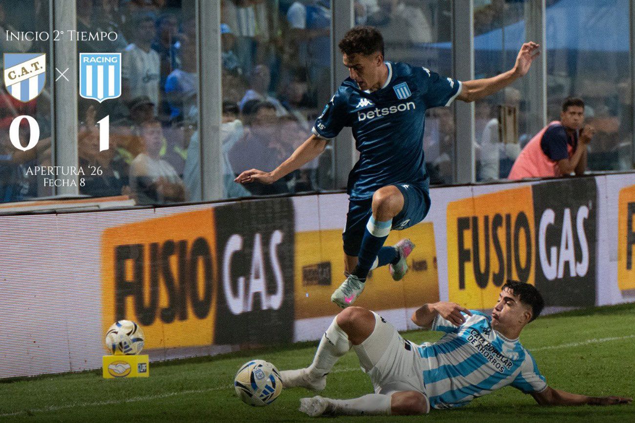 Racing Club de Avellaneda visitó a Atlético Tucumán. 