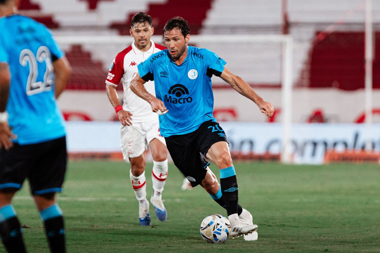 Belgrano visitó a Huracán por la octava fecha del Torneo Apertura de la Liga Profesional. 