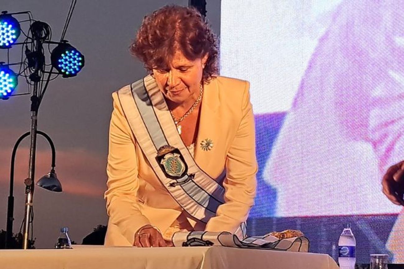 Sara Majorel, intendenta de Marcos Juárez. 