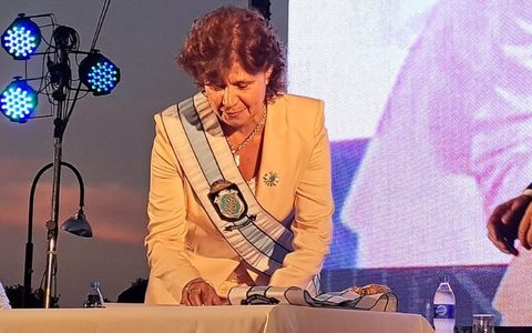 Sara Majorel, intendenta de Marcos Juárez. 