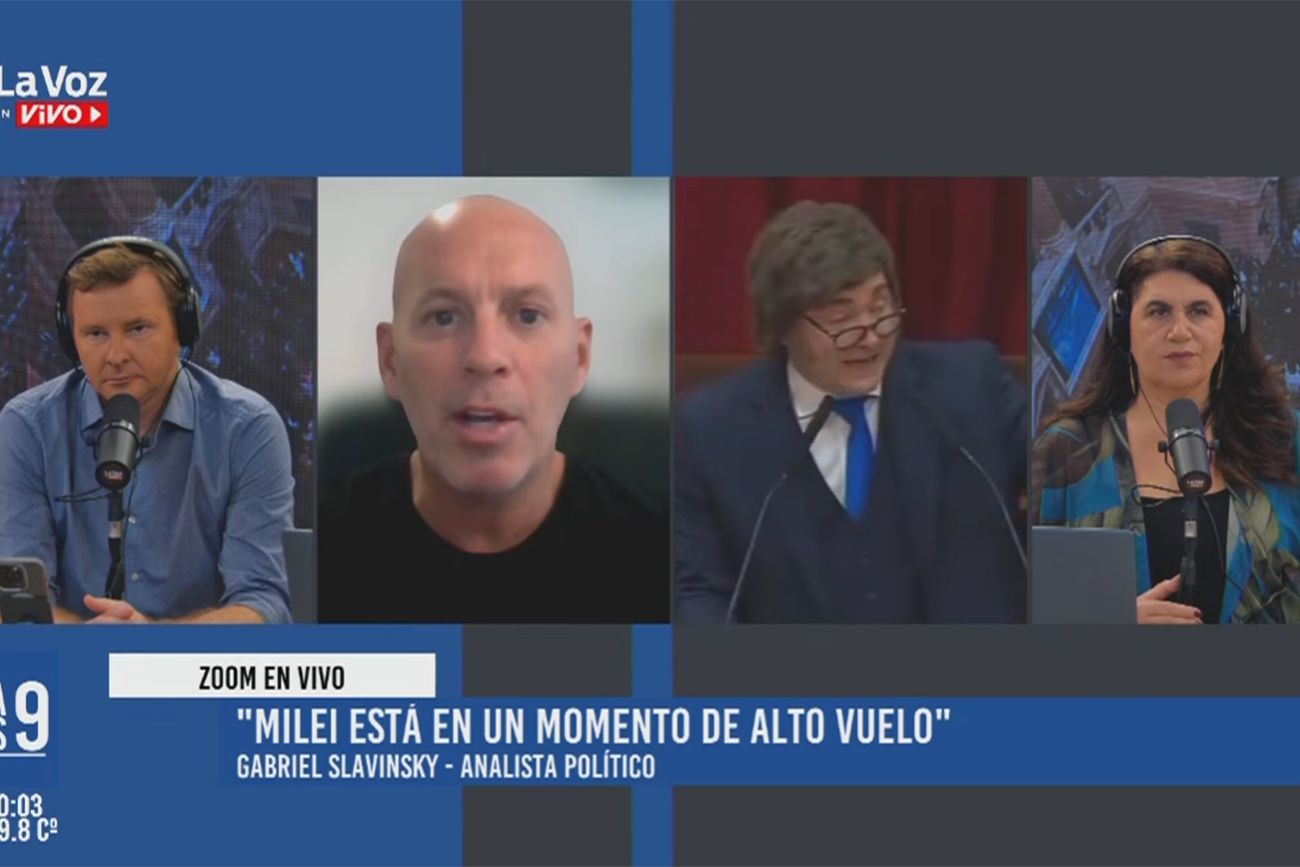 El analista político Gabriel Slavinsky.