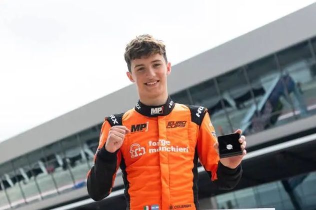 Mattía Colnaghi, volante de 17 años nacido en Monza, Italia, con madre argentina y padre italiano, que correrá en la F3 FIA con Licencia Argentina.