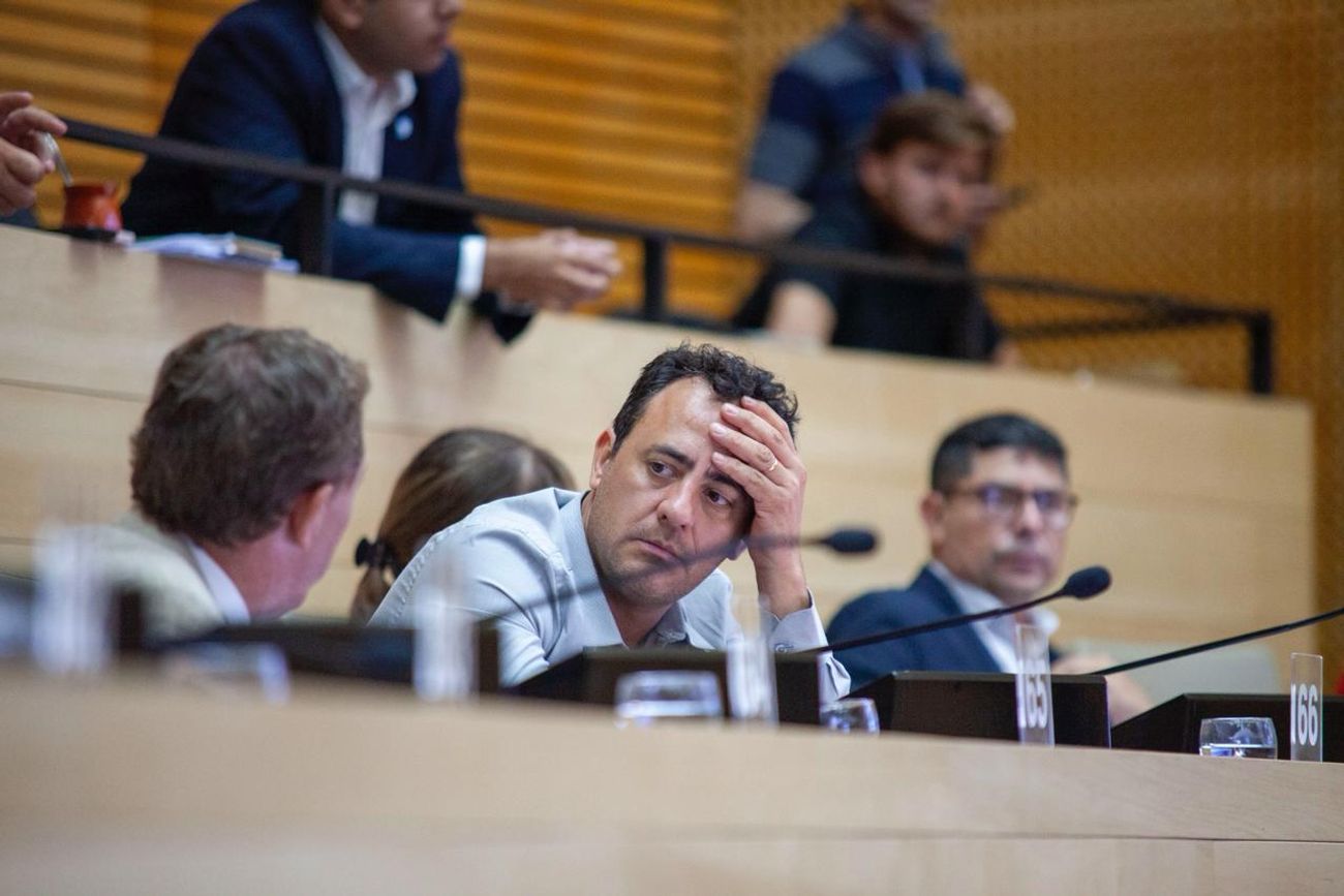 Sebastián Peralta, legislador radical del bloque Construyendo Córdoba. 