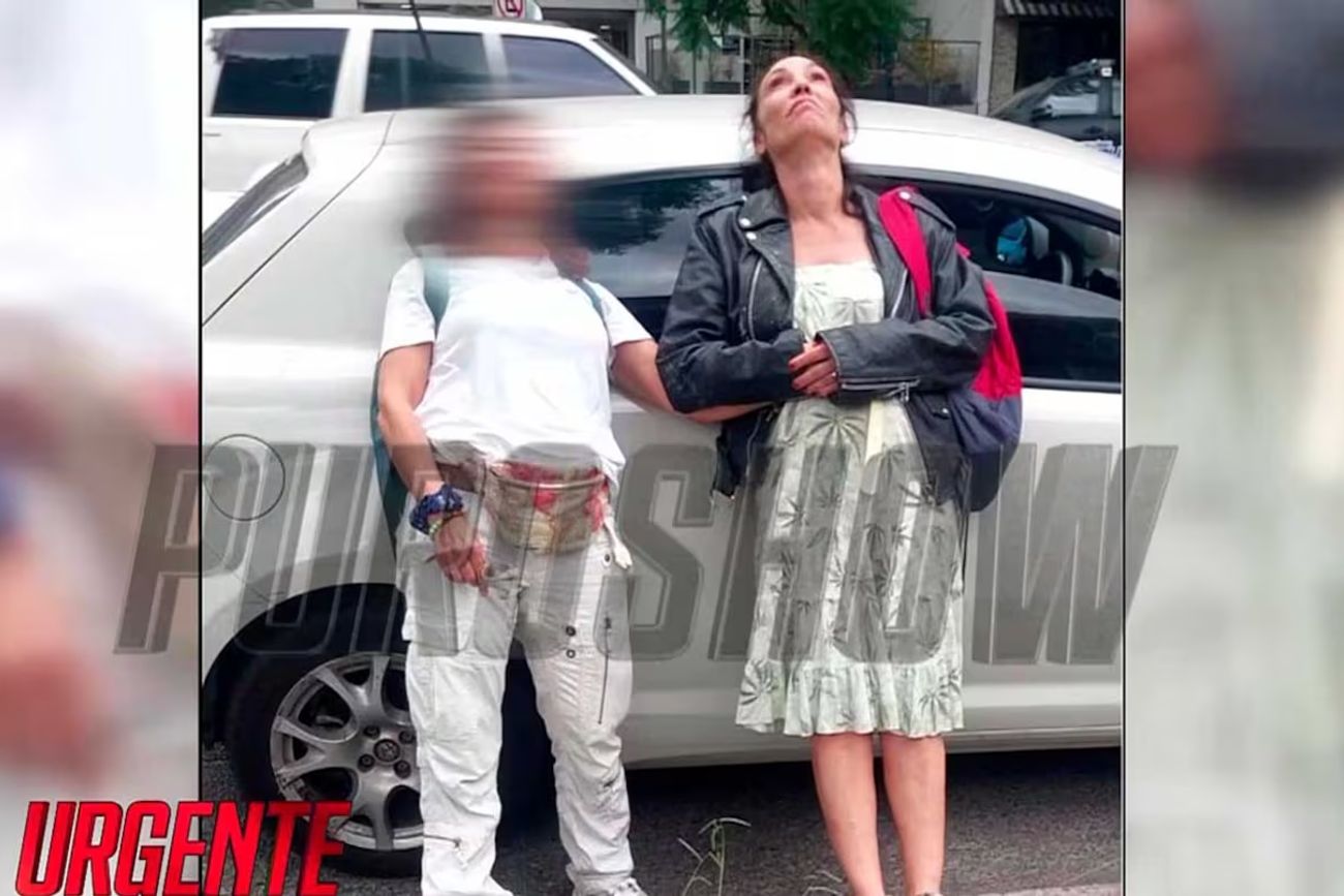 Imagen del momento posterior al nuevo incidente vial de Ernestina Pais en Vicente López (Crédito: Puro Show).