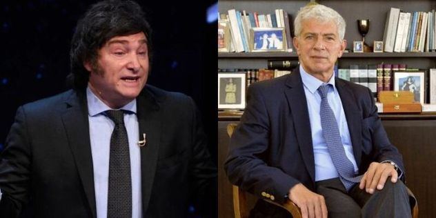 Milei y Cúneo Libarona. 