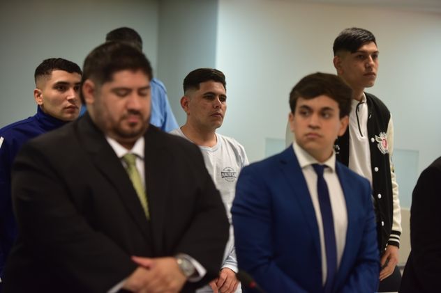 Defensores. Víctor Hugo Morales y Francisco Rivadero, dos de los defensores. (José Gabriel Hernández / La Voz)