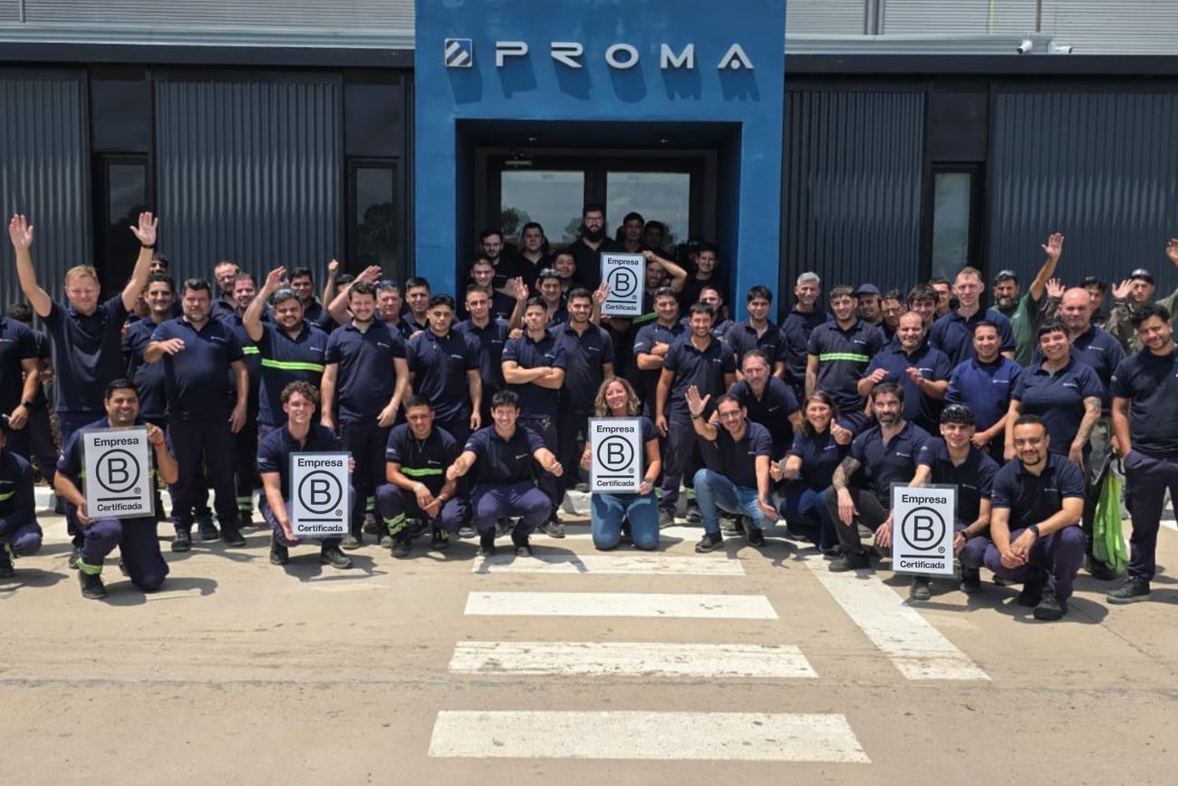Proma Argentina obtuvo la Certificación B y se posiciona entre las primeras del sector automotriz a nivel global.