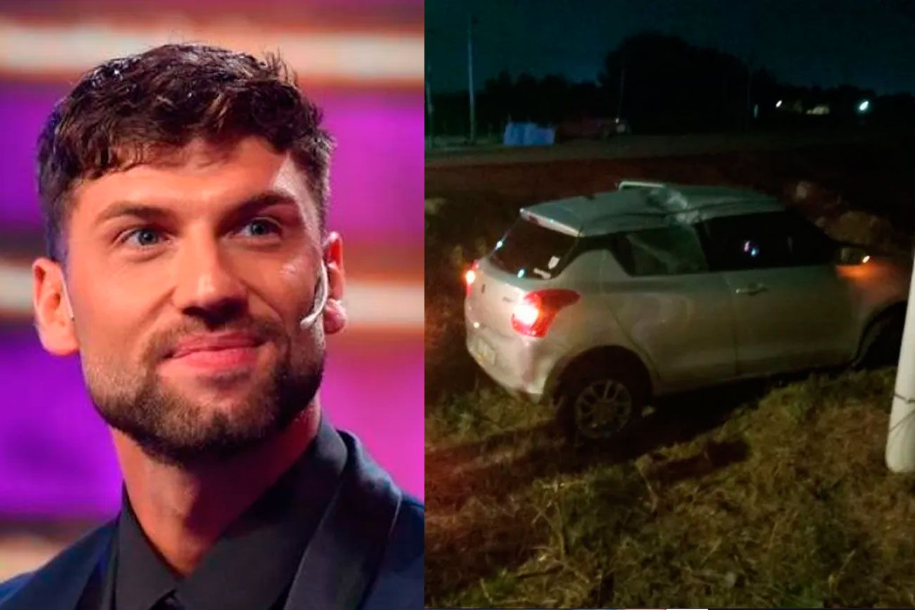 Santiago Algorta tuvo un accidente.