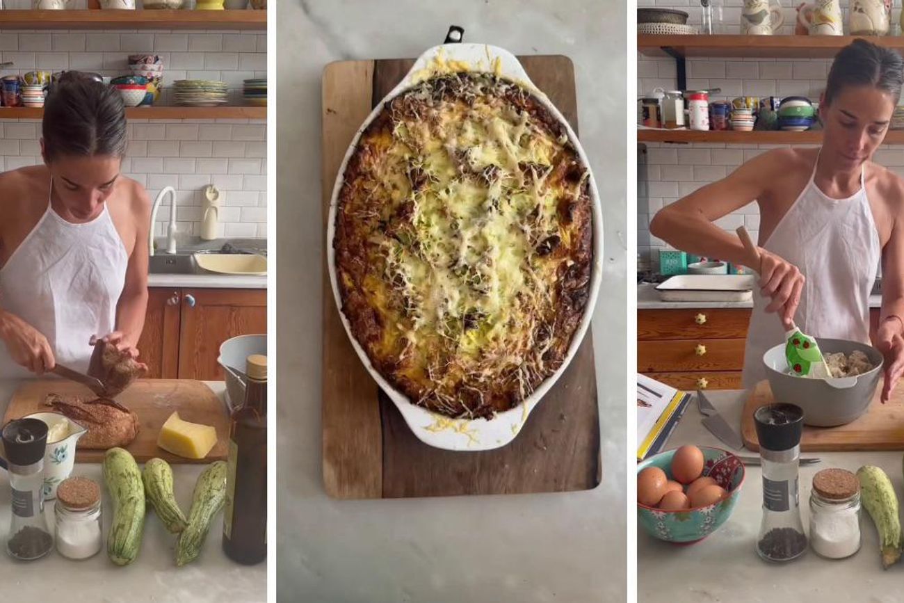 Cocina consciente: el paso a paso de la ciabatta de zucchinis de Juana Viale para reciclar el pan viejo.
