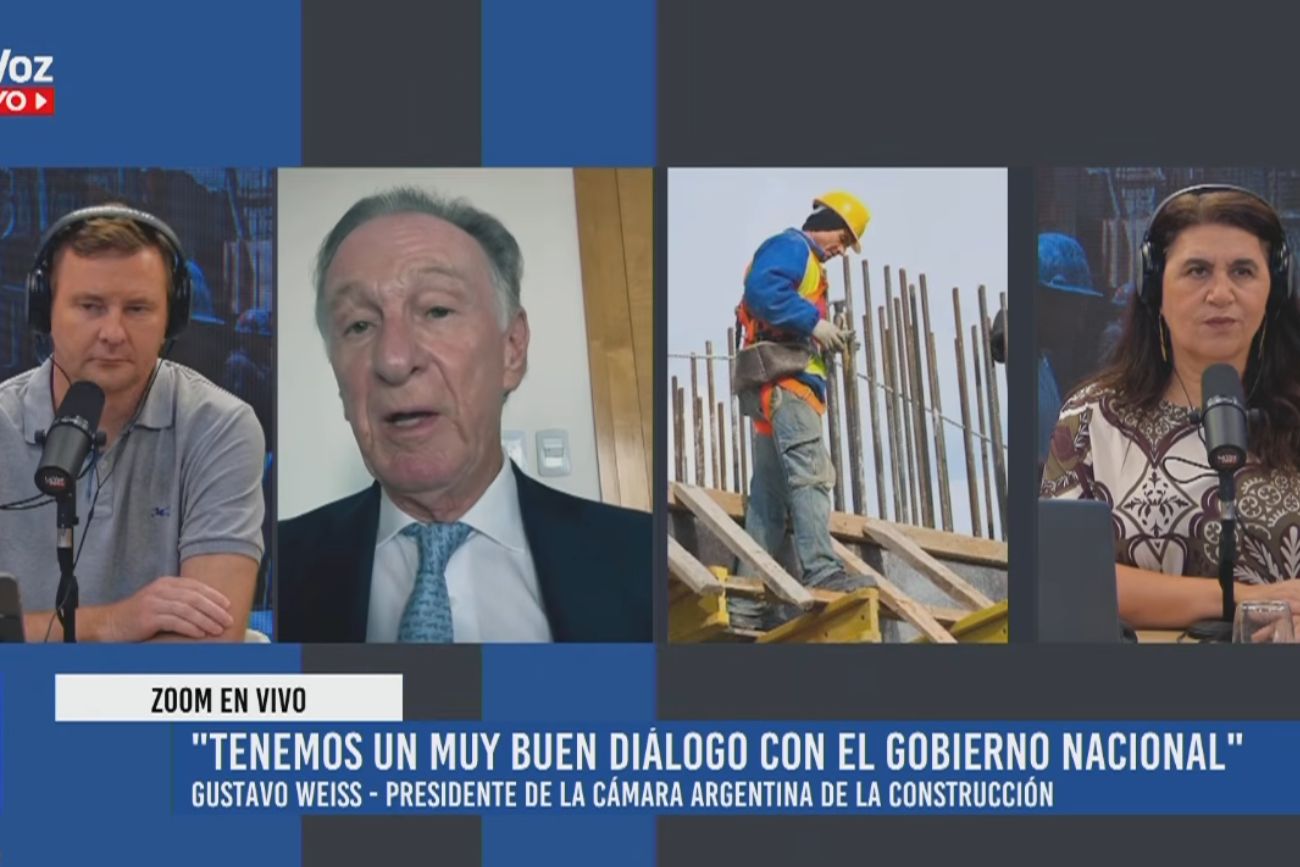 El presidente de la Cámara Argentina de la Construcción, Gustavo Weis.
