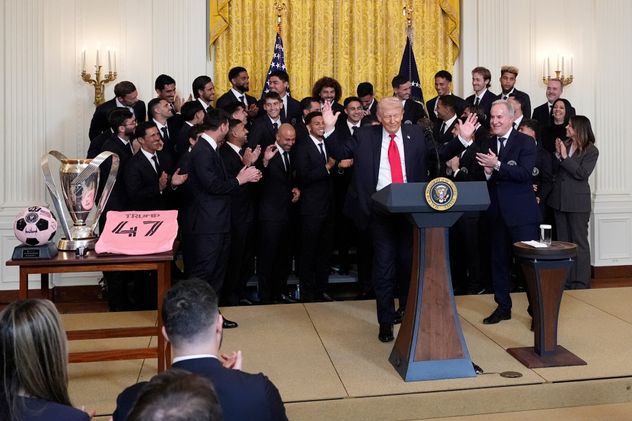 Lionel Messi se reunió con Donald Trump en la Casa Blanca.