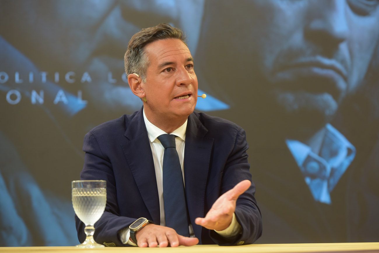 Miguel Siciliano en el programa Voz y Voto.  (Nicolás Bravo / La Voz)
