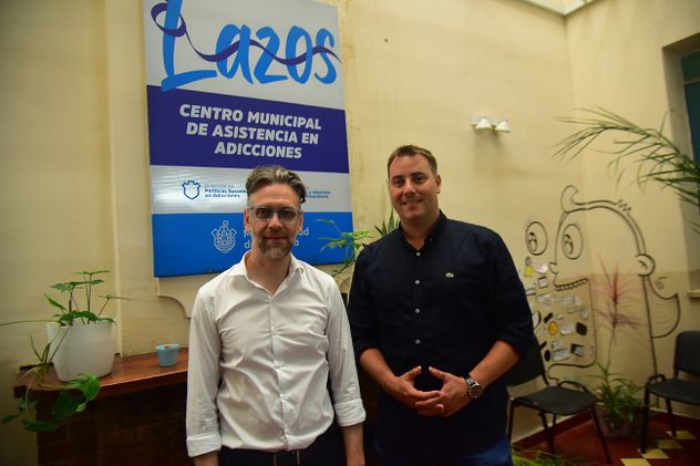 Lucas Torrice y Diego Ruiz, funcionarios de la Municipalidad de Córdoba.
