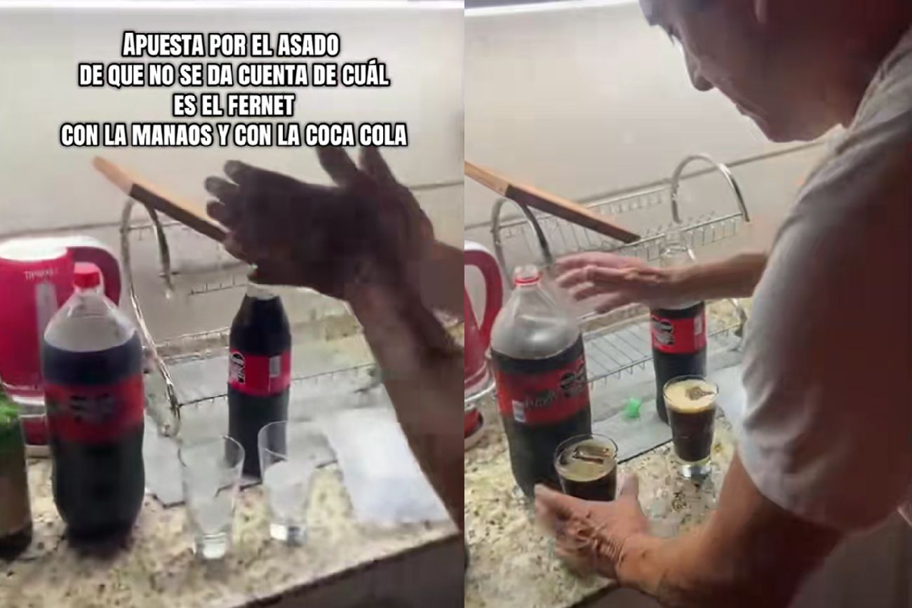El experto en Fernet: quiso distinguir Coca de Manaos y el resultado fue un papelón viral