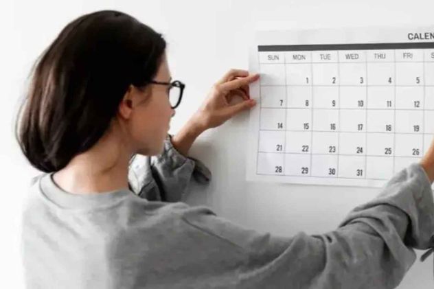 Calendario de días feriados y no laborales de 2026. 
