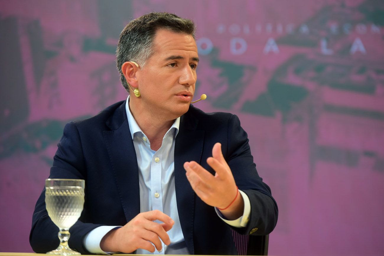 Gabriel Bornoroni en el programa Voz y Voto.  (Nicolás Bravo / La Voz)