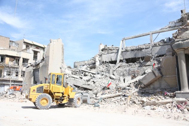 Destrucción total en algunos sitios de Teherán, tras los ataques a irán por parte de Estados Unidos e Israel.