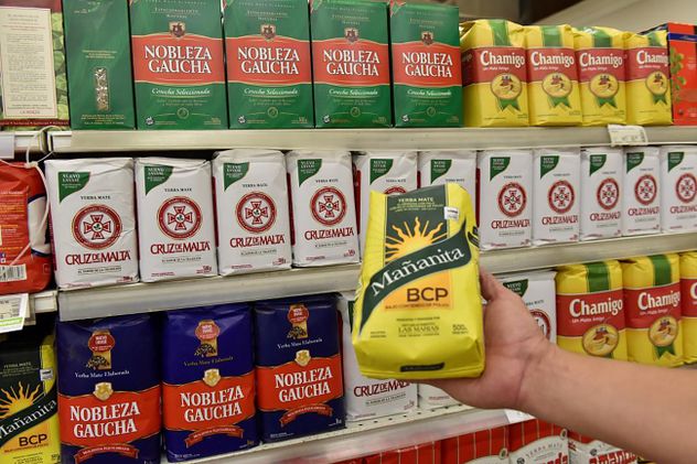 Venta de yerba mate.en supermercados.