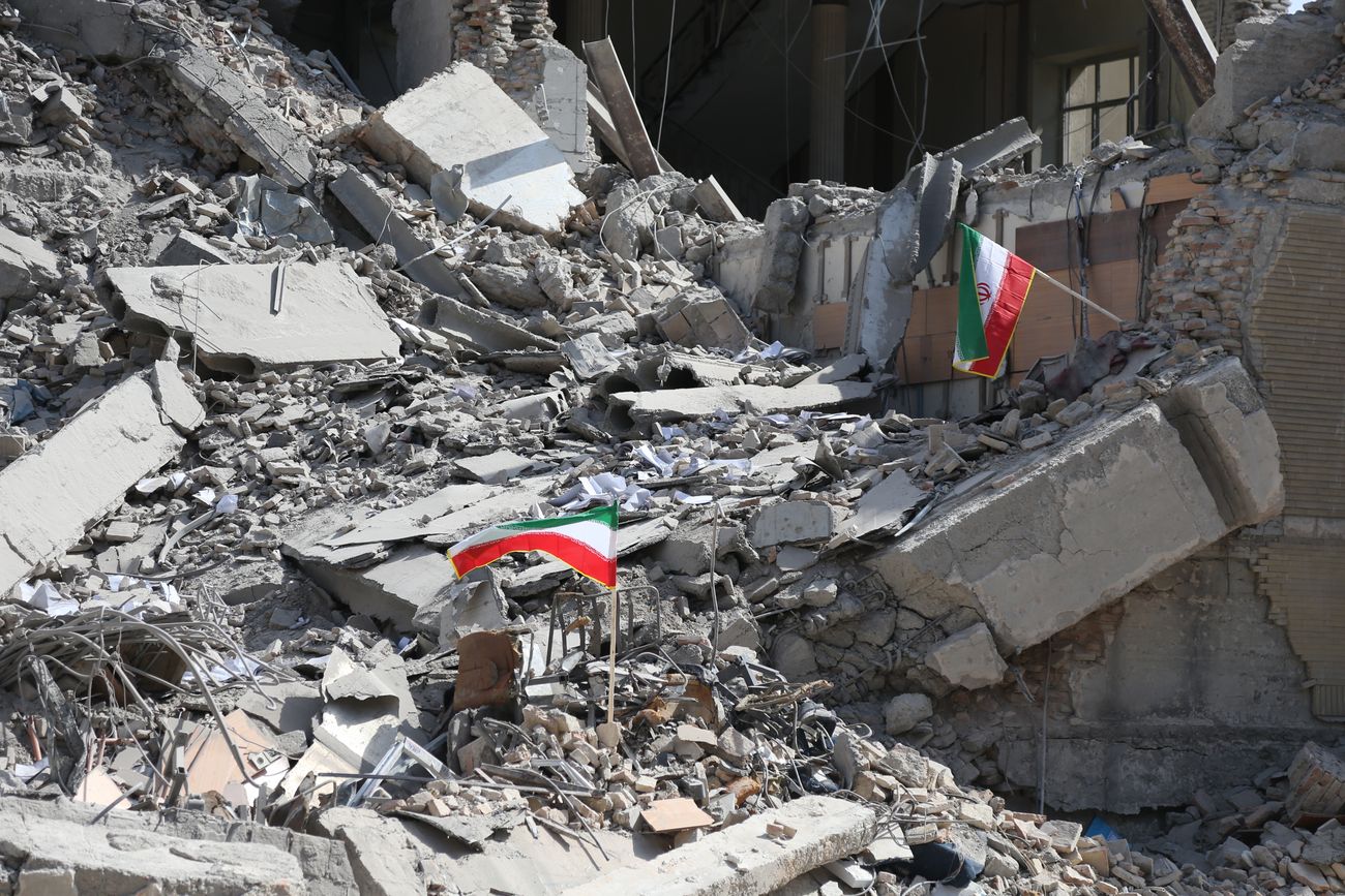 Destrucción total en algunos sitios de Teherán, tras los ataques a irán por parte de Estados Unidos e Israel.