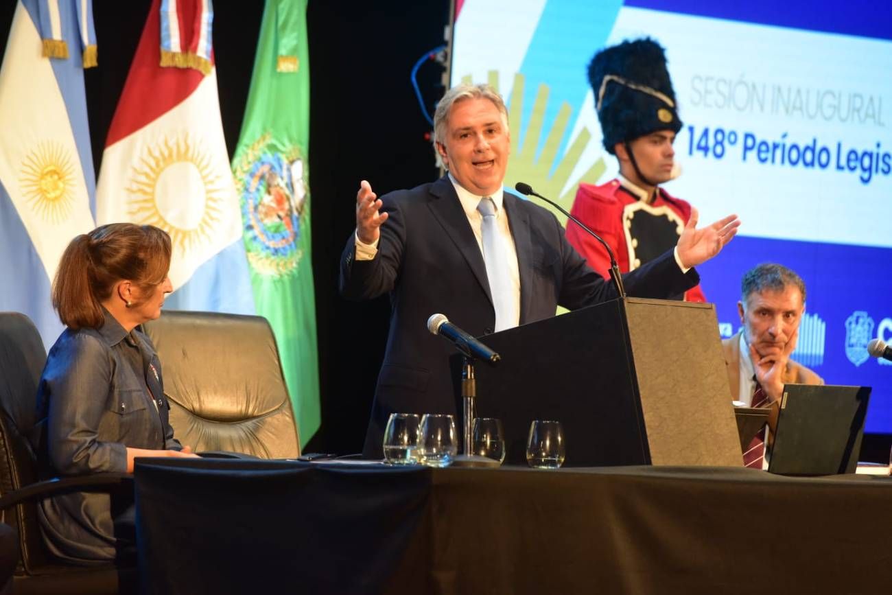 Martín Llaryora, en Laboulaye.