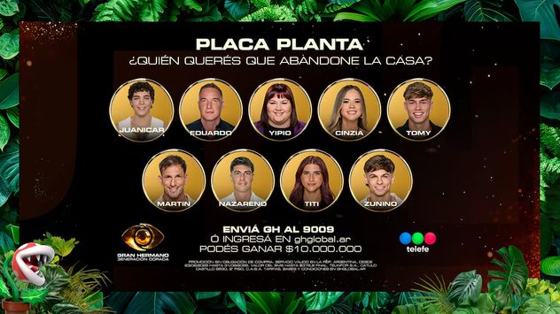 Placa de "Gran Hermano".