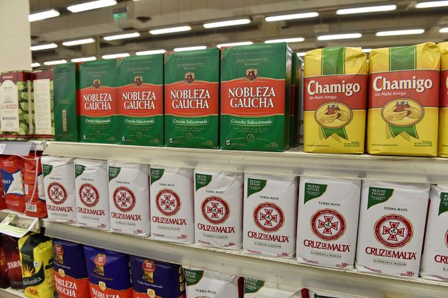 Venta de yerba mate.en supermercados.