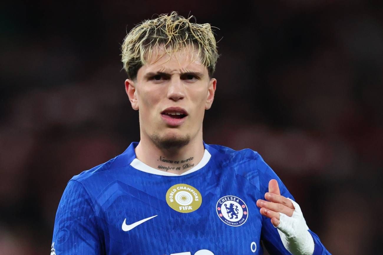 Garnacho y su buen presente en el Chelsea.