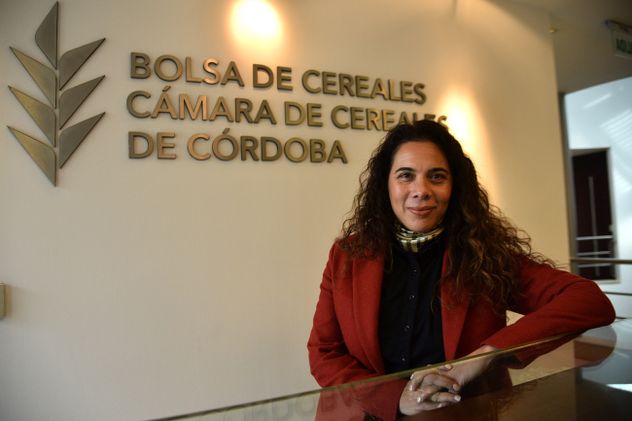 Laura Passerini, presidenta de la Bolsa de Cereales de Córdoba.