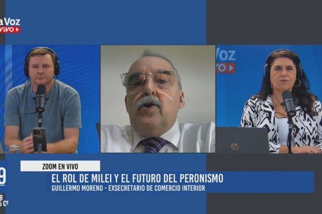 Guillermo Moreno en La Voz En Vivo.