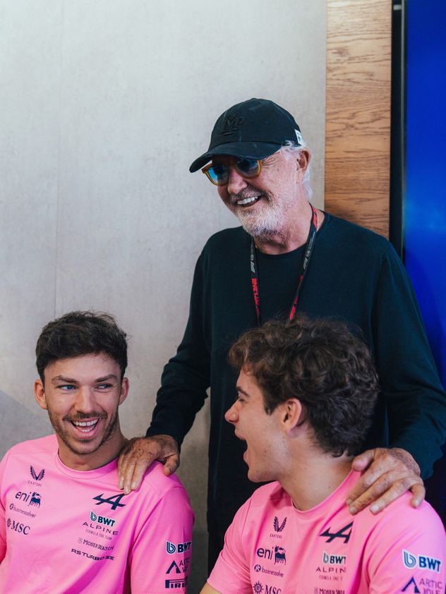 Flavio Briatore, directivo de Alpine.