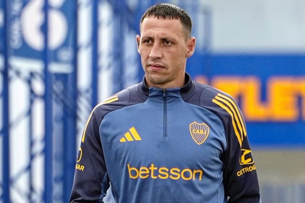 Cristian Lema, en su etapa en Boca.