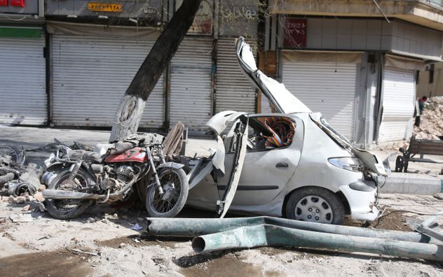 Irán. Destrucción en Teherán tras ataques de EE.UU. e Israel.