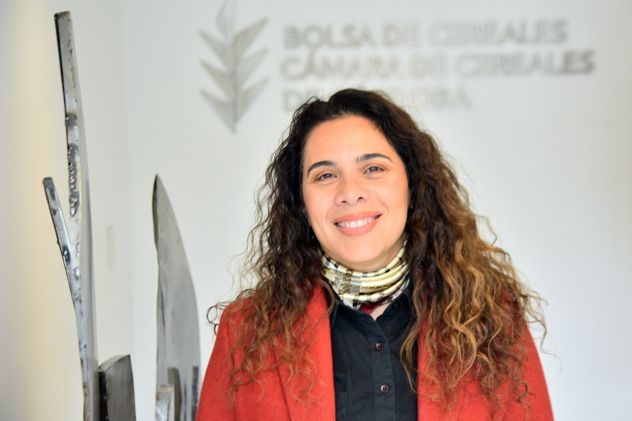 Laura Passerini, presidenta de la Bolsa de Cerales de Córdoba.