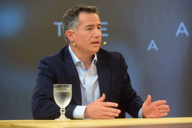 Gabriel Bornoroni en el programa Voz y Voto. (Nicolás Bravo / La Voz)