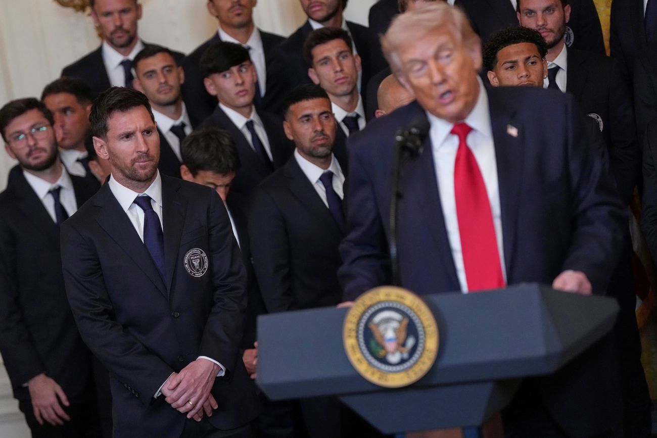 Lionel Messi se reunió con Donald Trump en la Casa Blanca.