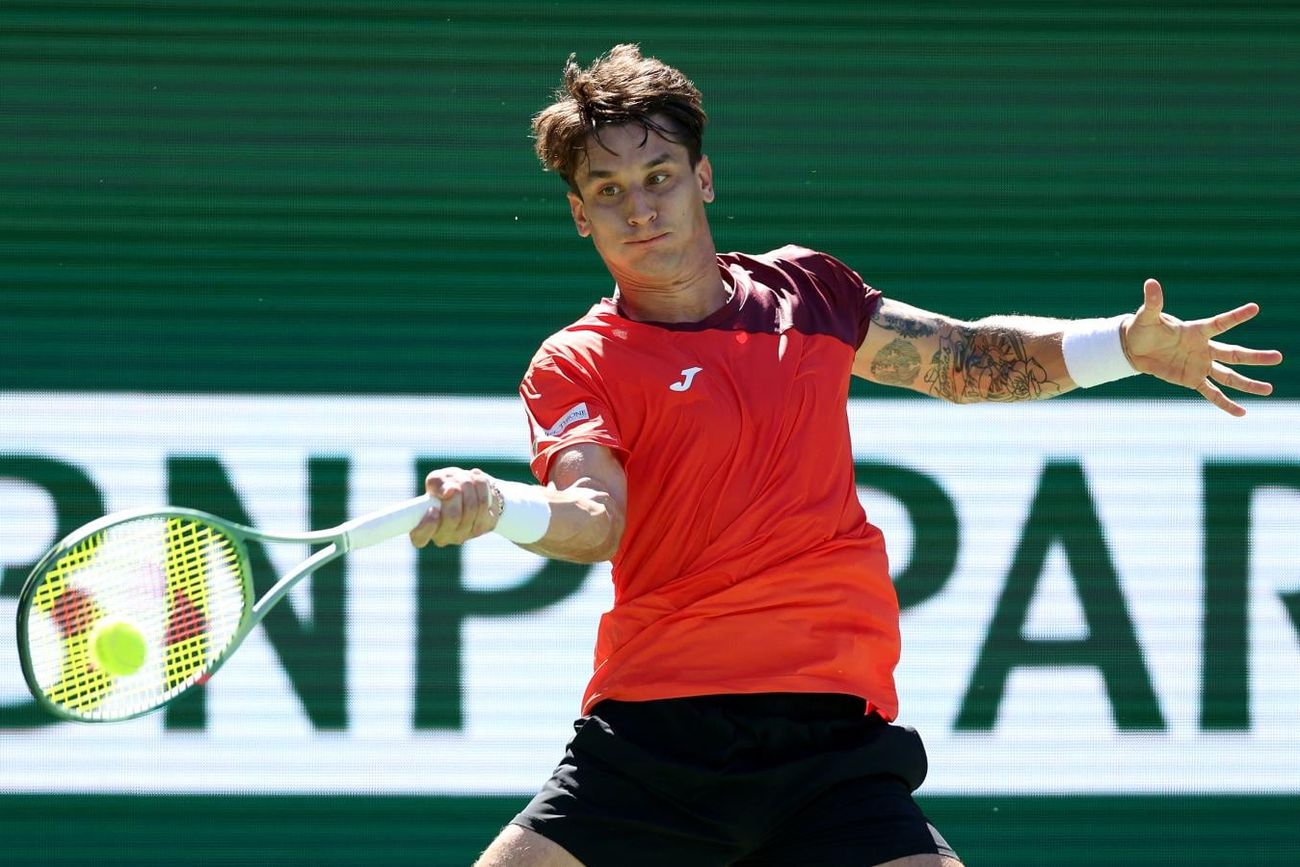 Camilo Ugo Carabelli quedó eliminado en la segunda ronda de Indian Wells.