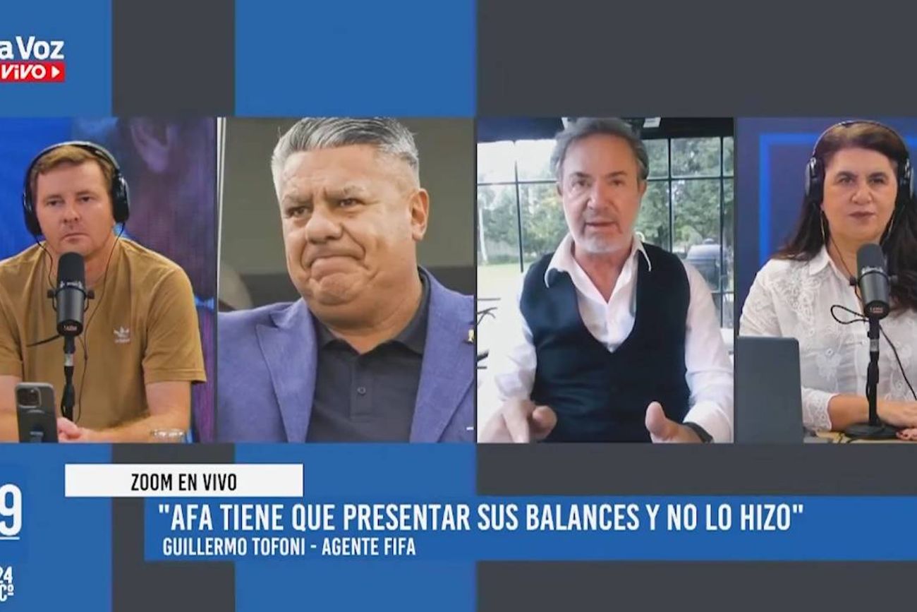 Guillermo Tofoni, agente Fifa, en La Voz En Vivo.
