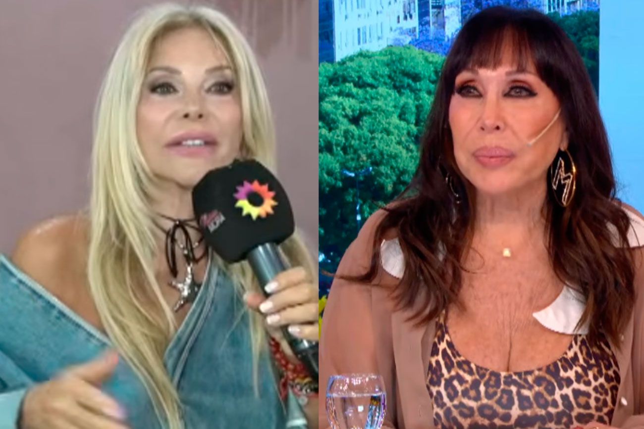Graciela Alfano y Moria Casán. 