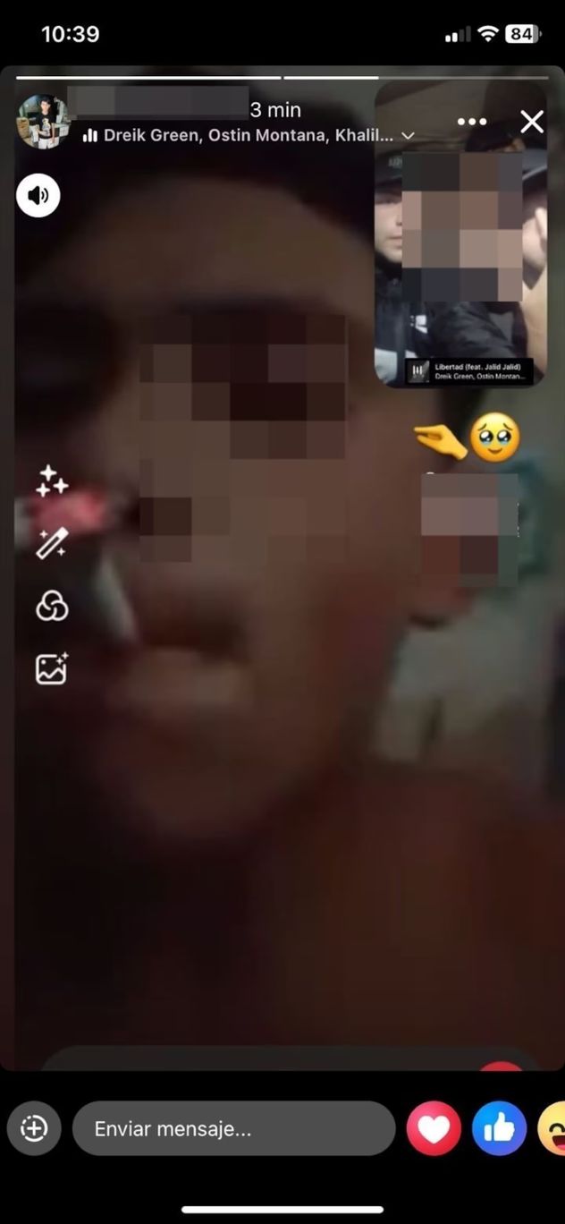 Aseguran que los acusados de balear a Luna hacen videollamadas desde el Complejo Esperanza (Captura: Gentileza Noticiero Doce)